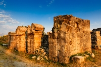 ROMAN AMPITHEATER RUINS IN SALONA