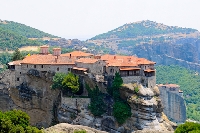the Meteora rock monasteries