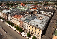 VIEW OF THE OLD TOWN OF KRAKOW